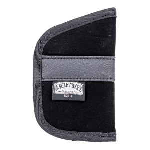 Uncle Mike's Size 2 Right Hand Inside the Pocket Holster, Textured Black