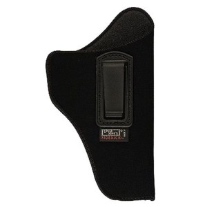 Uncle Mike's Size 1 Right Hand 3" to 4" Medium Autos Inside-The-Pant Holster w/ Retention Strap, Textured Black