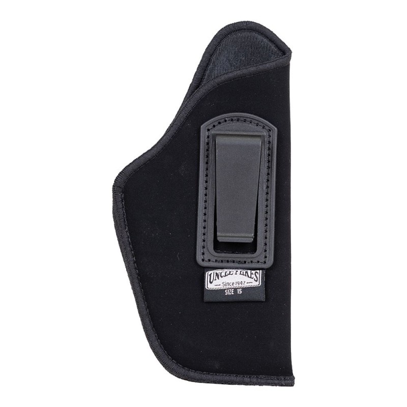 Uncle Mike's Size 15 Right Hand 3.75" to 4.5" Large Autos Inside-The-Pant Open Style Holster, Textured Black