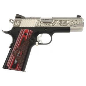Ruger Pistole, SR1911 Commander-Style, .45 Auto, 4.25", 7-rds, Red Barn Edition