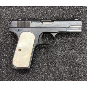 OCC - Pistolet Colt 1903 Taschenkaliber 7,65 Browning Plaketten Perlmutt + Holster