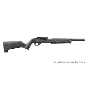 Ruger, Semi-automatique, 10/22 Carbon Fiber, .22 LR, 16.10", MT1/2"-28, 10 coups, Speckle Black Magpul MOE X-22 Stock, Stainl...
