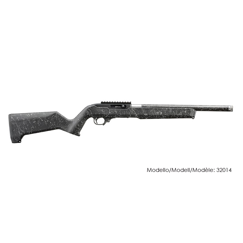 Ruger, Semi-automatique, 10/22 Carbon Fiber, .22 LR, 16.10", MT1/2"-28, 10 coups, Speckle Black Magpul MOE X-22 Stock, Stainl...